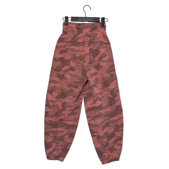 Lululemon Relaxed Fit French Terry Jogger Women's Sz 0 Camo Brier Rose Relaxed - Picture 2 of 6